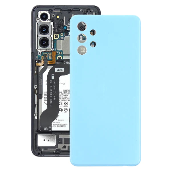 Rear Glass Back Cover With Camera Lens For Samsung Galaxy A32 5G Blue